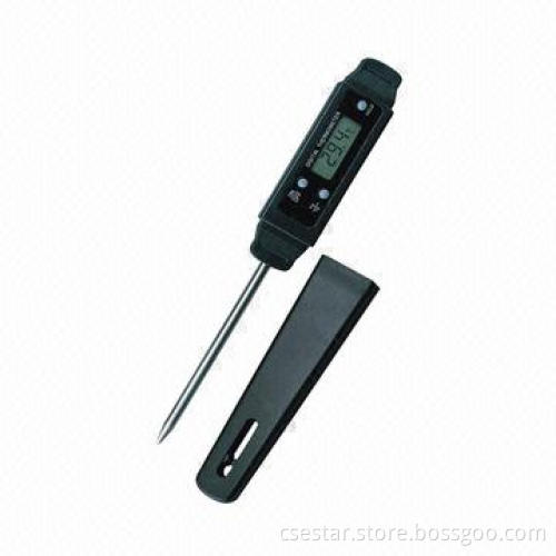 Pen-design barbecue thermometer with protect cover
